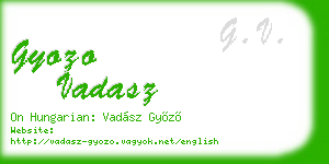 gyozo vadasz business card