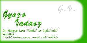 gyozo vadasz business card